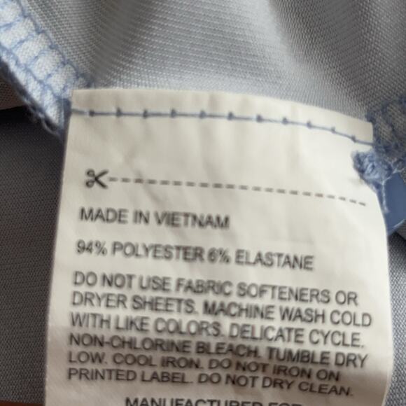 Callaway Golf Polo Shirt Mens Size 4X Blue All Over Print Opti-Dri Short Sleeve - Picture 5 of 5